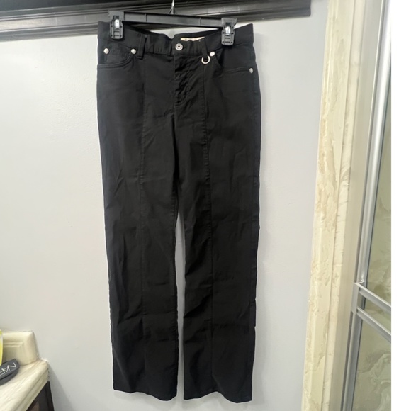 DKNY WOMEN’S STRAIGHT LEG TROUSER PANTS, SIZE US 8, BLACK - Picture 1 of 10